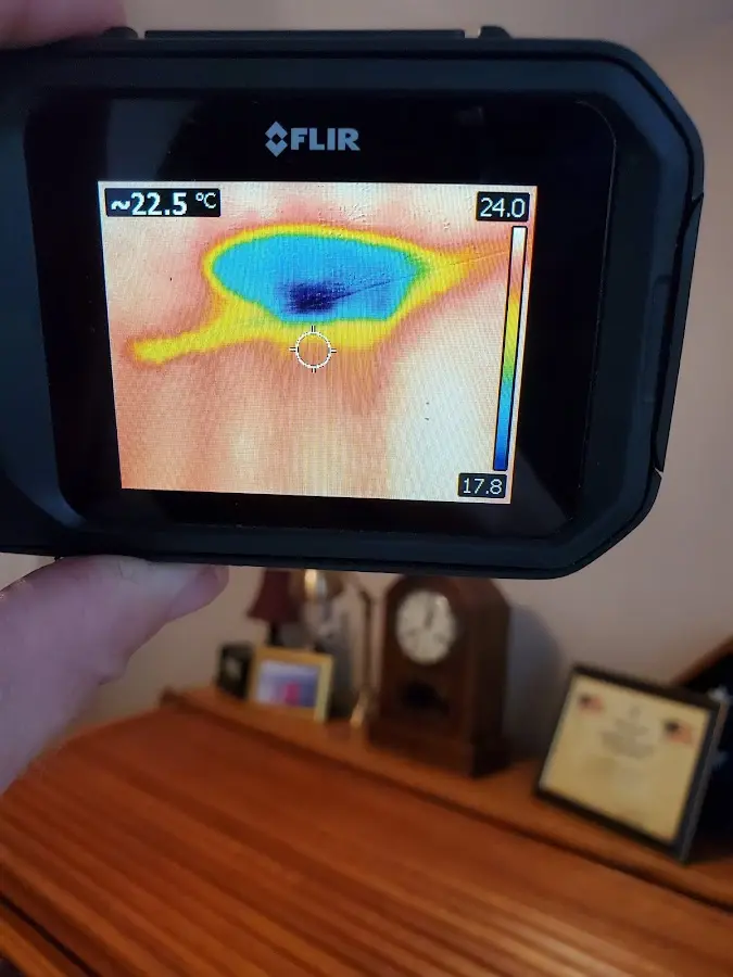 Thermal imaging inspection for water damage in Gladstone